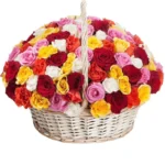 Корзина с цветами Дорога в сказку